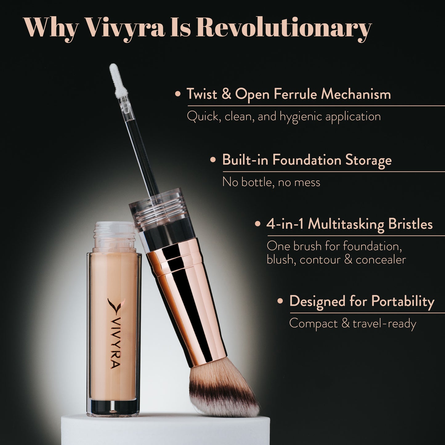Vivyra Multitasking Face Brush