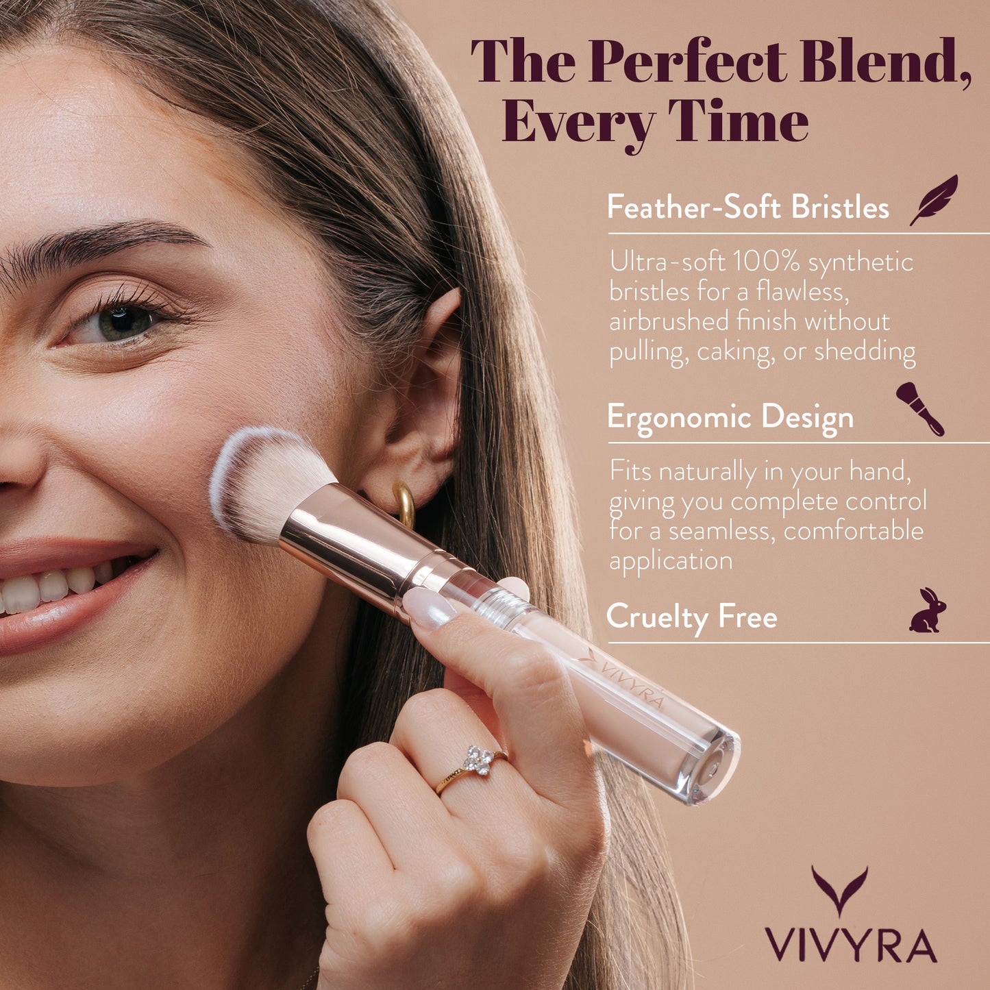 Vivyra Multitasking Face Brush