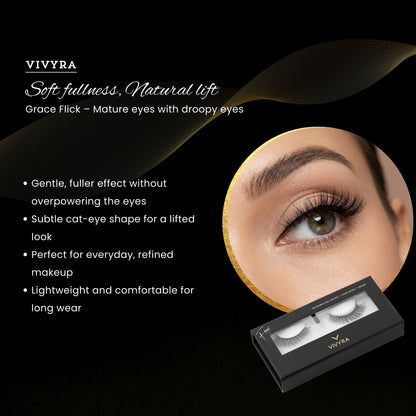 Vivyra  GRACE FLICK Eyelashes- DEEP SET MATURE EYES