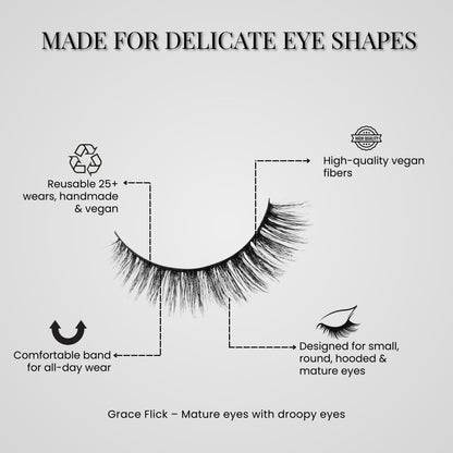 Vivyra  GRACE FLICK Eyelashes- DEEP SET MATURE EYES