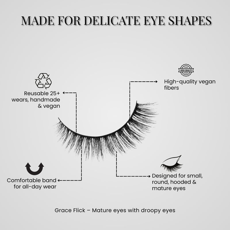 Vivyra  GRACE FLICK Eyelashes- DEEP SET MATURE EYES