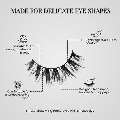 Vivyra  SMOKE SHOW Eyelashes- BIG ROUND EYES