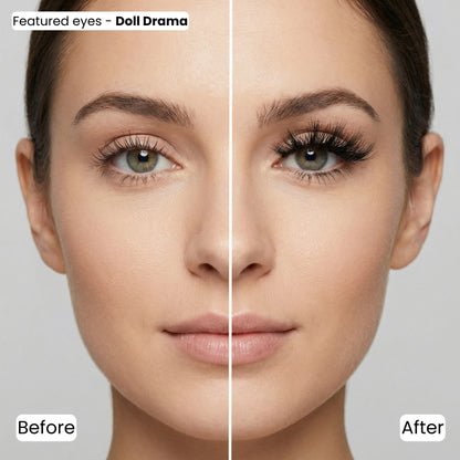 Vivyra DOLL DRAMA Eyelashes - NON HOODED DEEP SET EYES