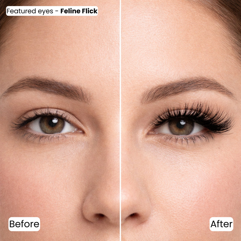 Vivyra FELINE FLICK Eyelashes - HOODED ALMOND EYES