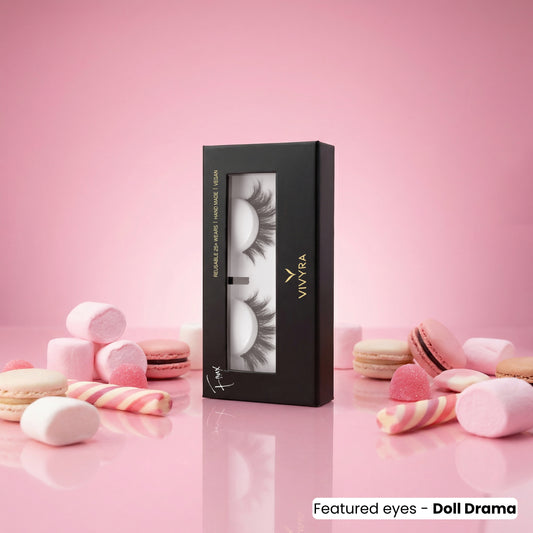 Vivyra DOLL DRAMA Eyelashes - NON HOODED DEEP SET EYES