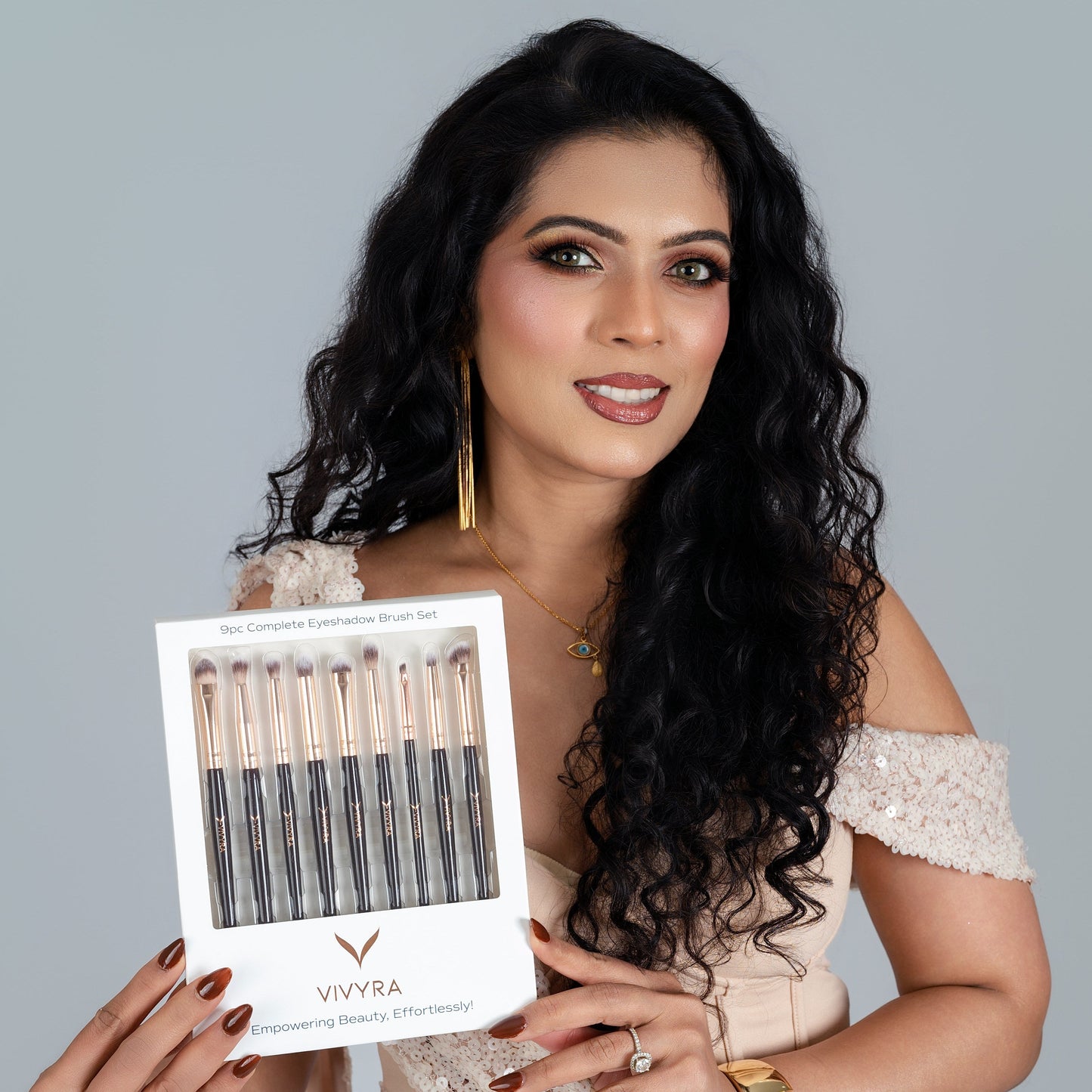 Vivyra Eye Artistry Set – 9 Pc Professional Eye Makeup Brush Set