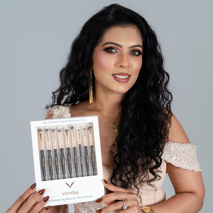 Vivyra Eye Artistry Set – 9 Pc Professional Eye Makeup Brush Set