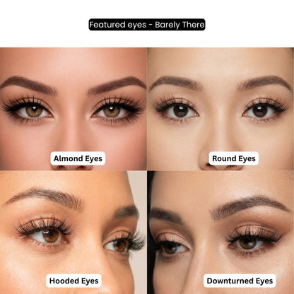 Vivyra BARELY THERE Eyelashes - DOWNTURNED EYES & PROTRUDING EYES