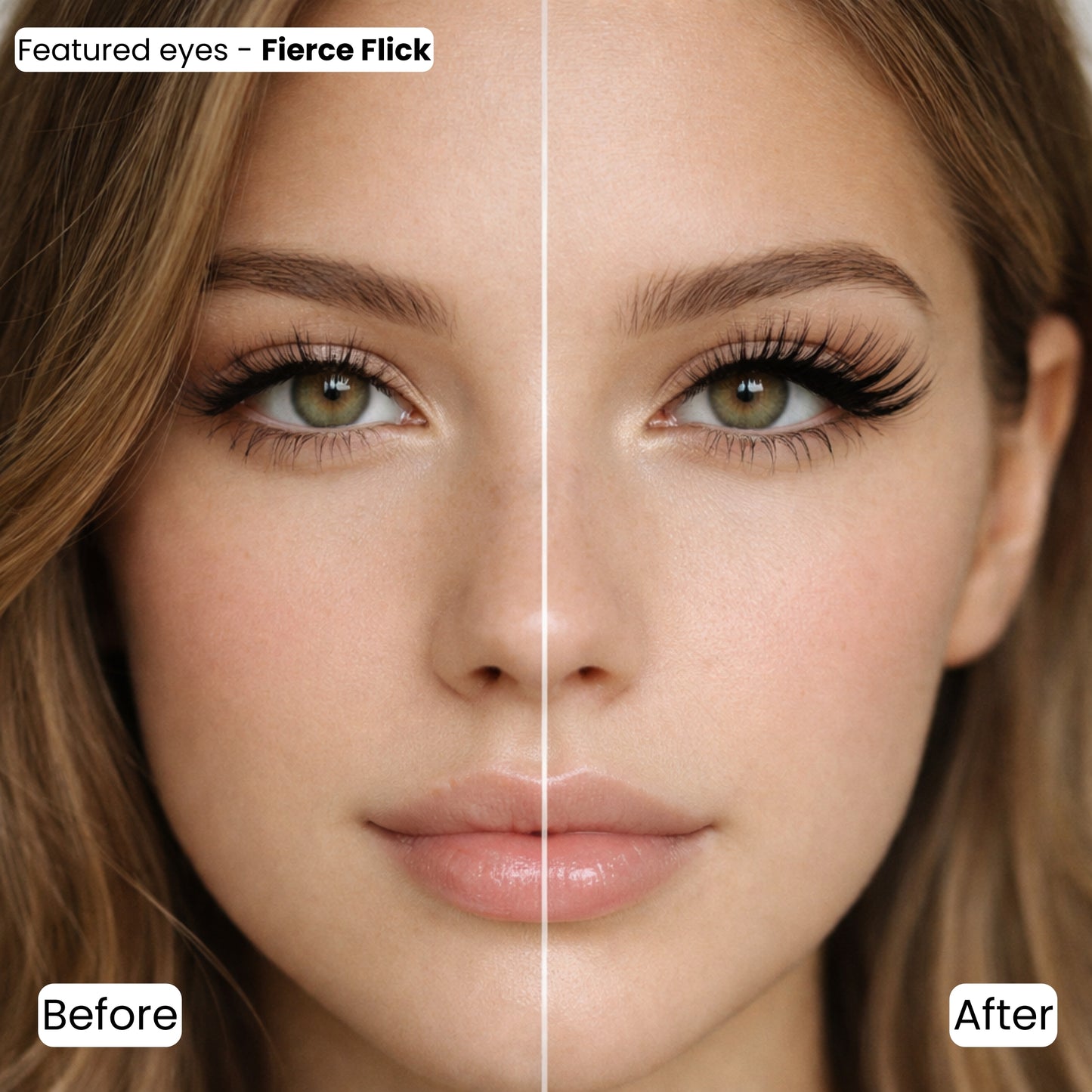 Vivyra FIERCE FLICK Eyelashes - Cat Eyelashes for Almond Eyes