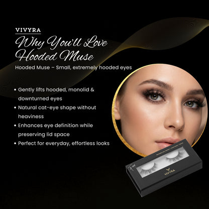 Vivyra  HOODED MUSE Eyelashes - HOODED EYES