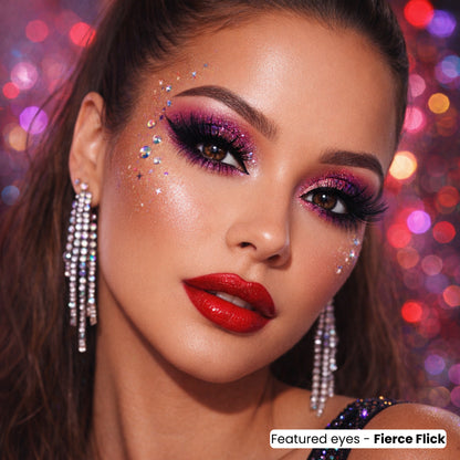 Vivyra FIERCE FLICK Eyelashes - Cat Eyelashes for Almond Eyes