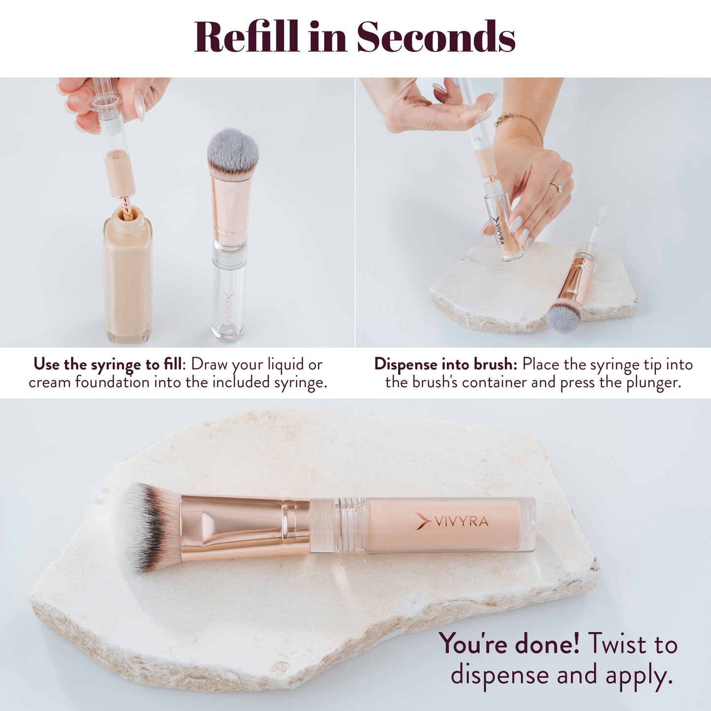 Vivyra Multitasking Face Brush